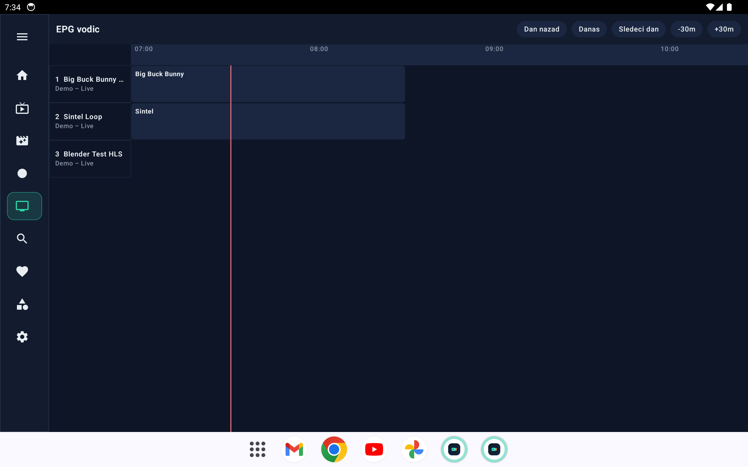 IptvBox EPG Grid Screen